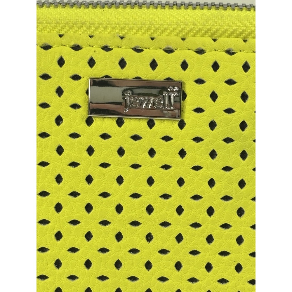 Thirty One Jewell Zip-Around Wallet - Bright Yellow - Flashy Retro Y2K Fun - Picture 2 of 9